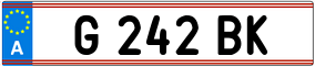 Truck License Plate